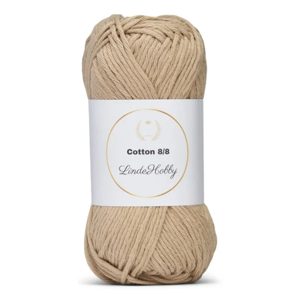 LindeHobby Cotton 8/8 - Natural Harmony, 10 ngl
